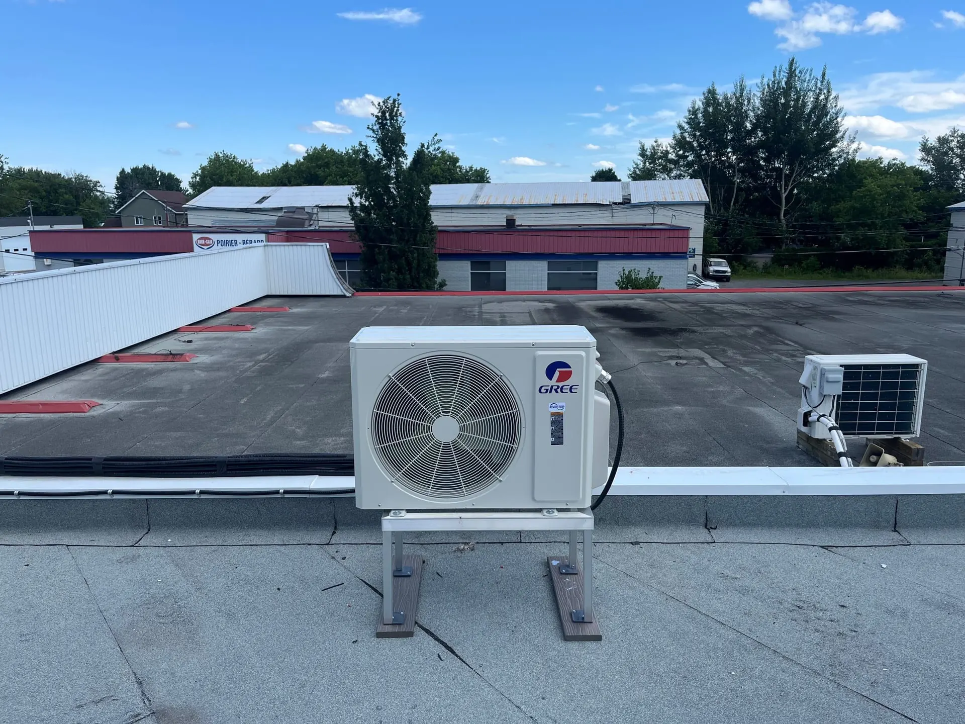 Unité de climatisation installée par Turcotte Réfrigération, secteur Saint-Gabriel-de-Brandon